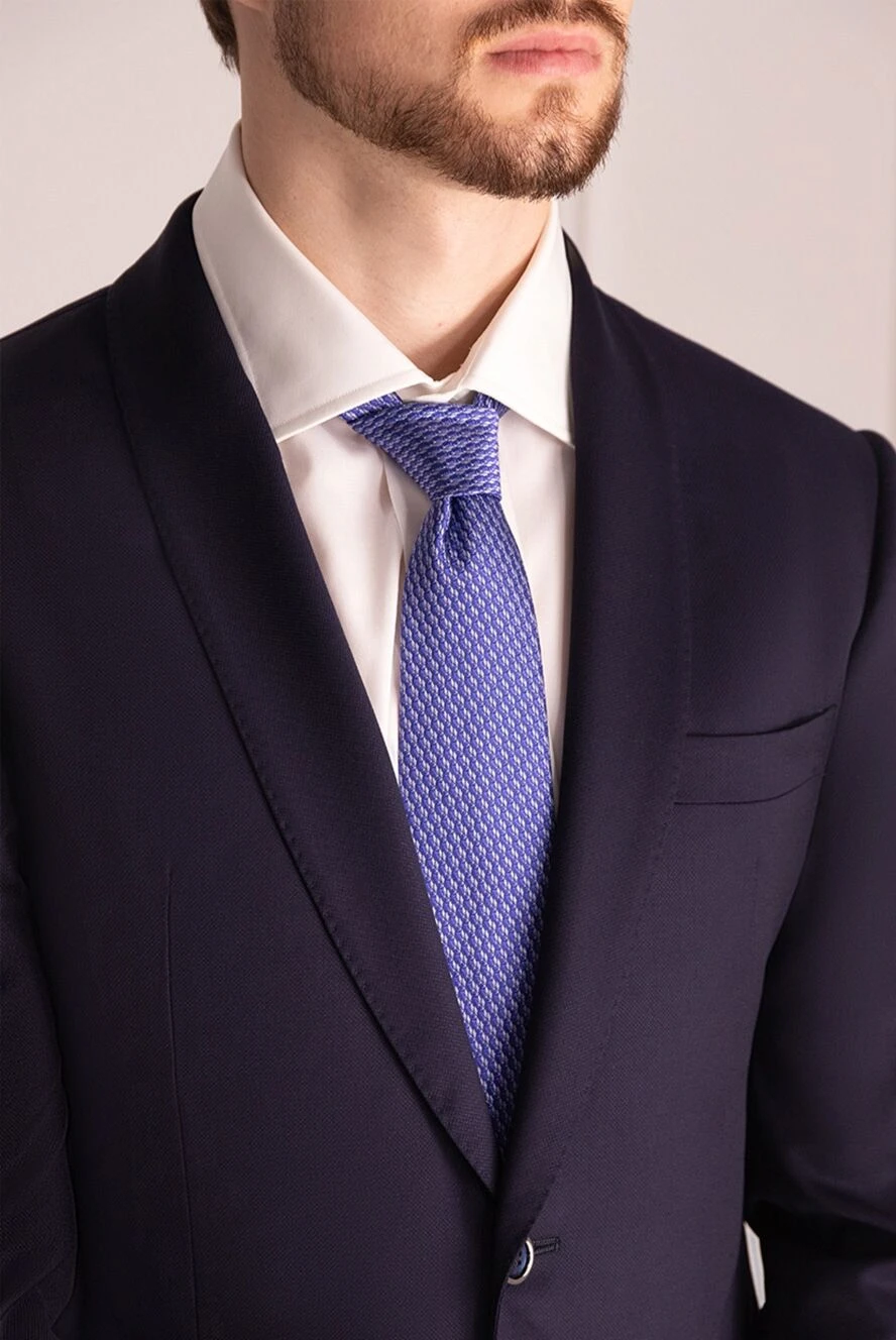 Corneliani чоловічі краватка з шовку фіолетова чоловіча купити фото з цінами 153843 - фото 2