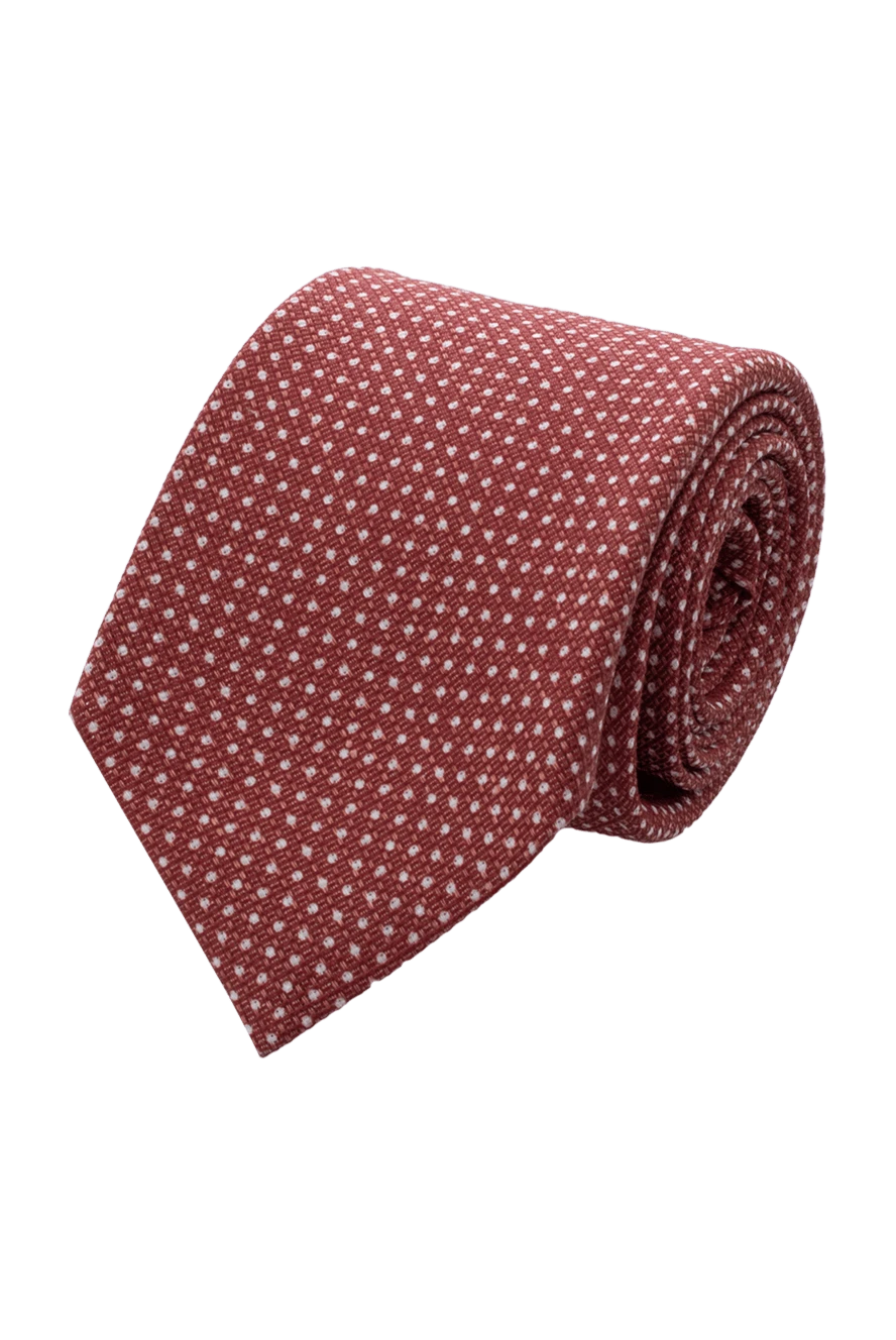 Corneliani мужские галстук из шелка бордовый мужской купить с ценами и фото 153845 - фото 1