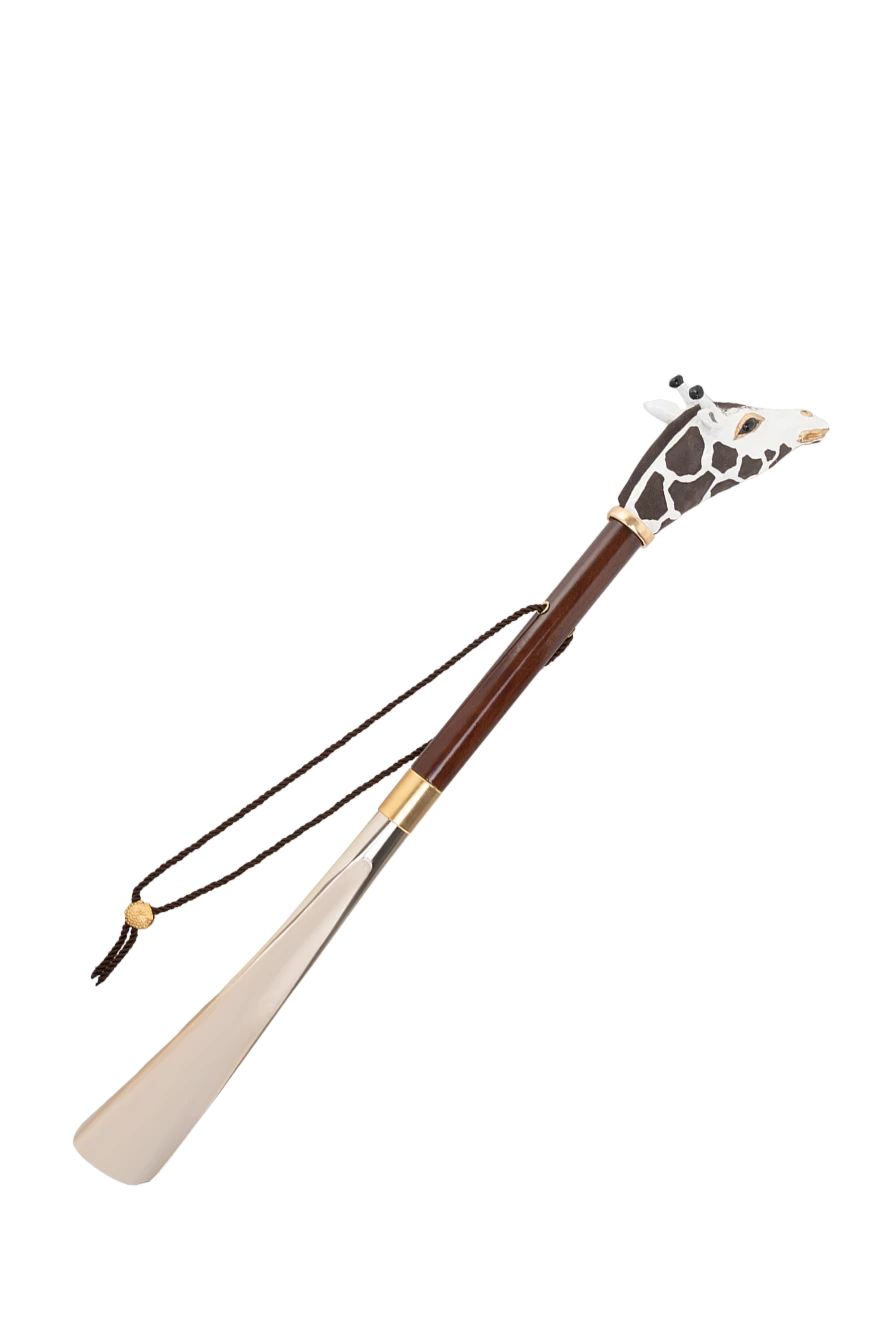 Pasotti  shoe horn made of metal and wood brown buy with prices and photos 153866 - photo 1