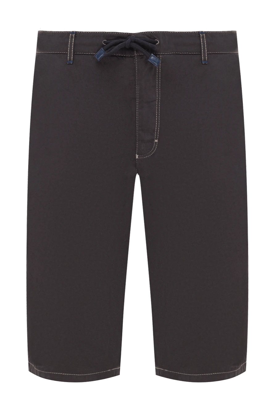 Zilli шорты мужские бежевые хлопковые со шнурком на талии 153930 - фото 1