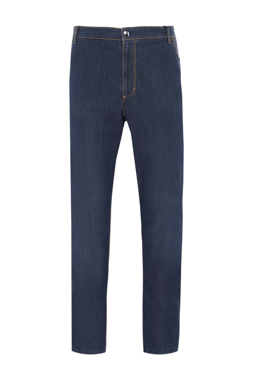 Zilli мужские джинсы из хлопка синие мужские купить с ценами и фото 154169 - фото 1