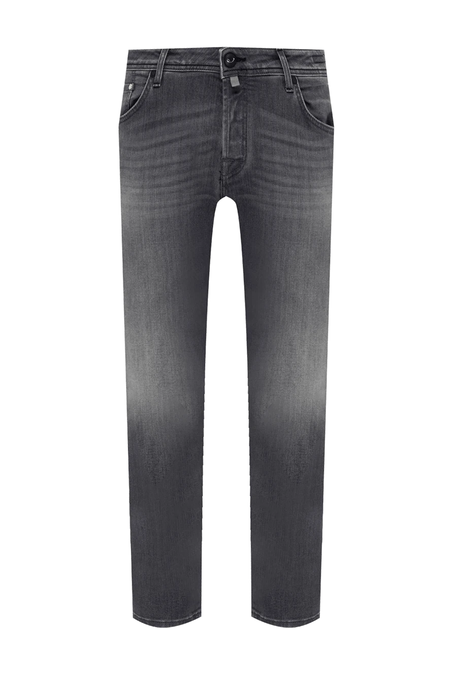 Jacob Cohen чоловічі джинси з бавовни та еластану сірі чоловічі купити фото з цінами 154303