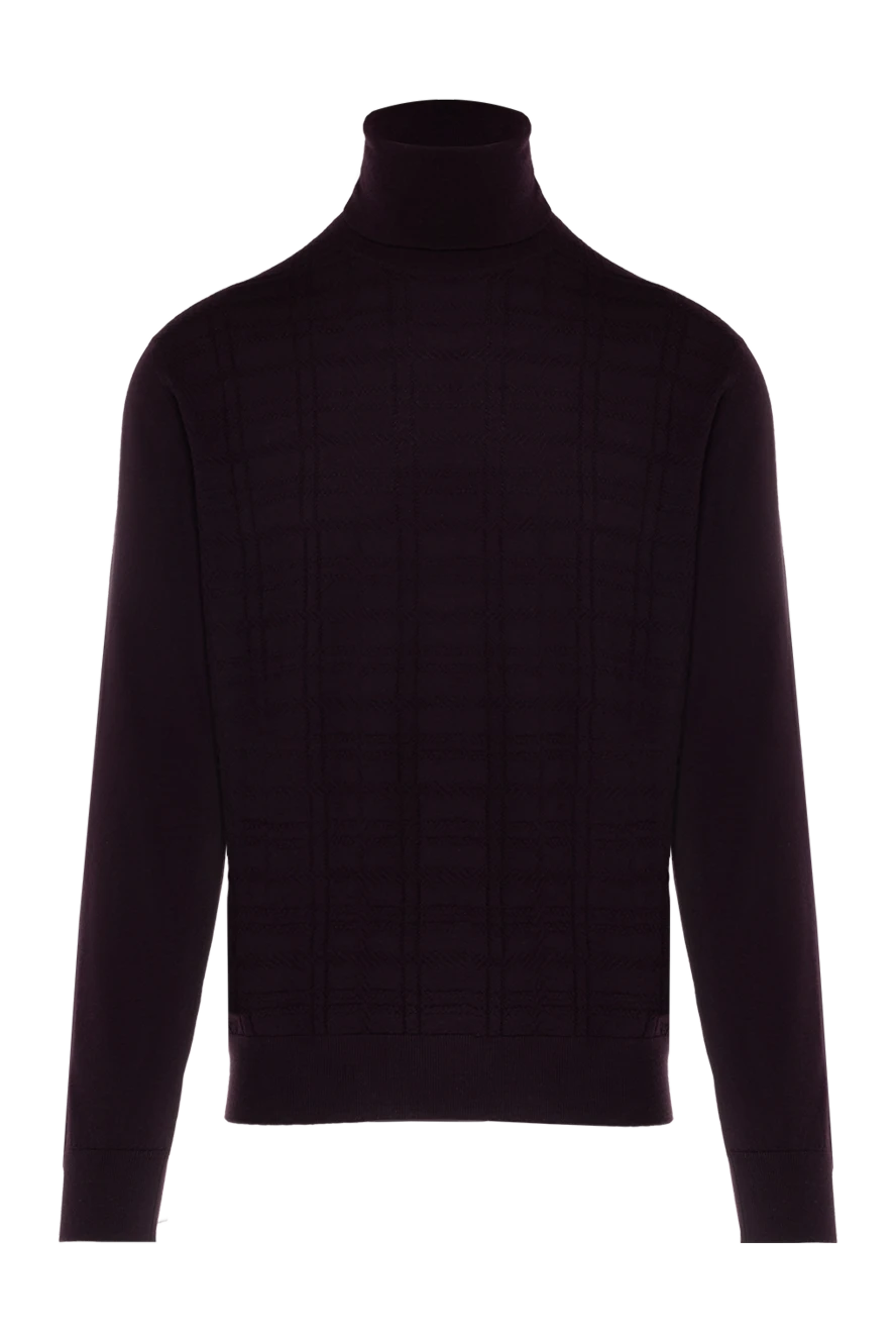 Stefano Ricci гольф мужской из шерсти бордовый 154877 - фото 1