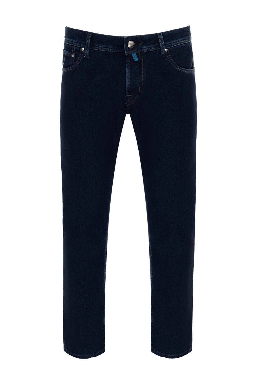 Jacob Cohen чоловічі джинси з бавовни та еластану сині чоловічі купити фото з цінами 155013 - фото 1