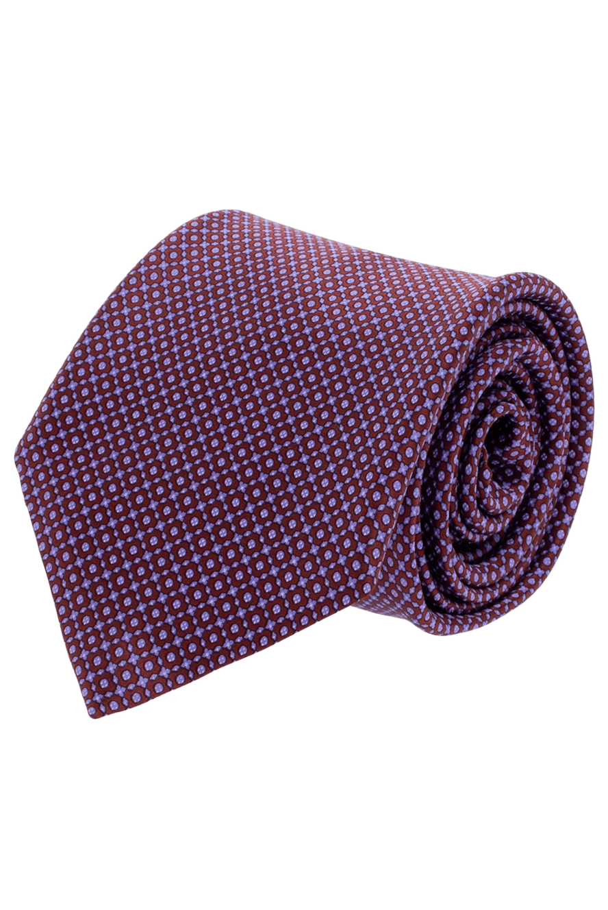 Stefano Ricci silk tie, burgundy and purple, with a small pattern 155195 - photo 1