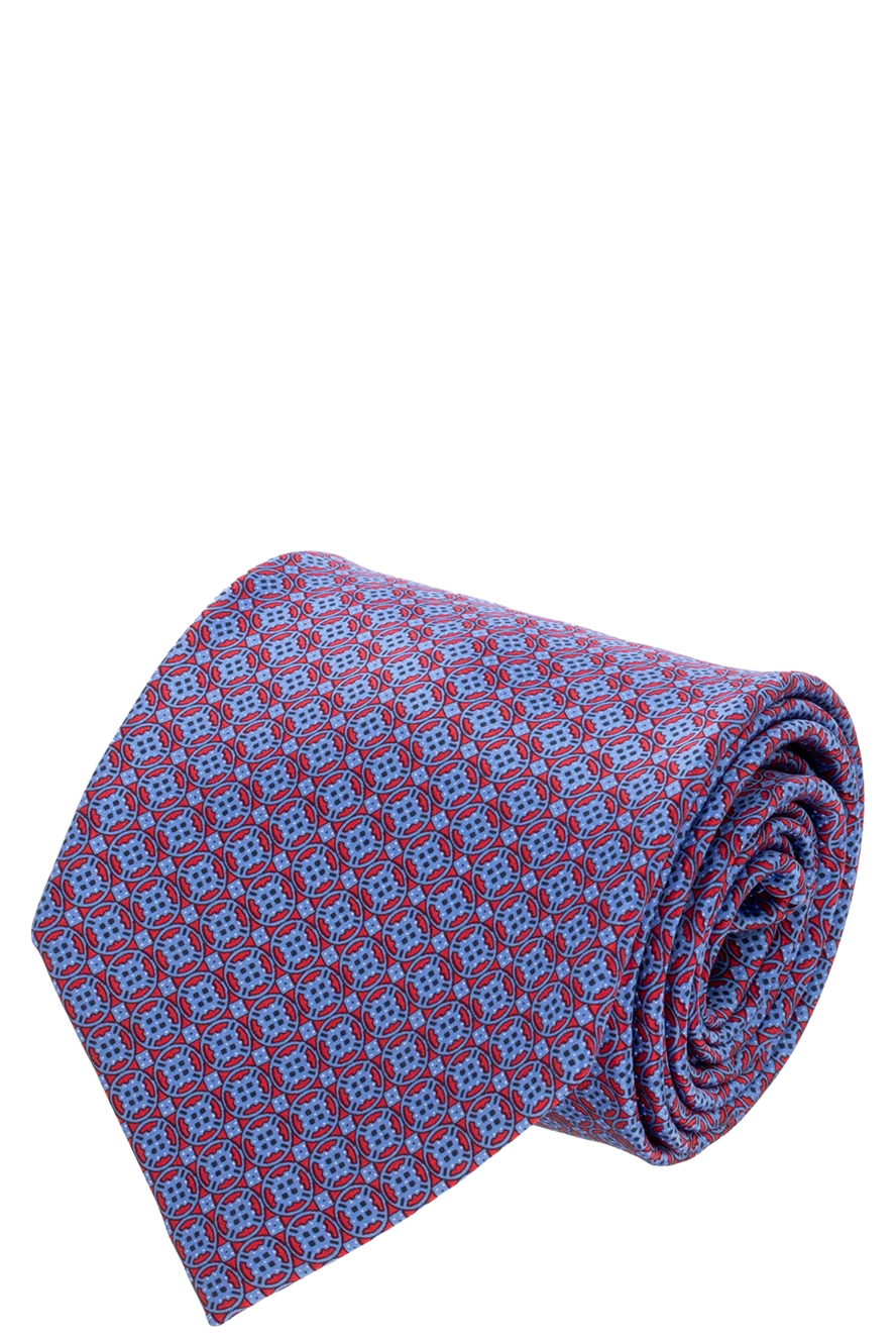Stefano Ricci silk blue tie with a concentric pattern 155201 - photo 1