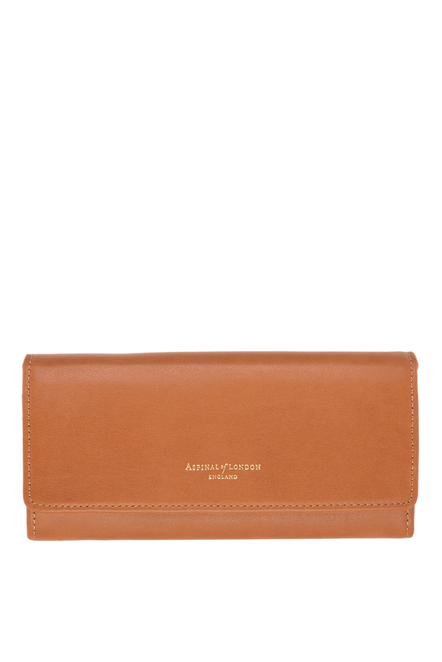Aspinal of London woman brown leather wallet for women buy with prices and photos 155260