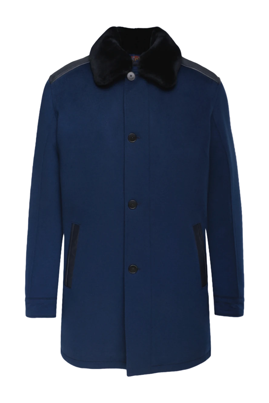 Torras мужские пальто из кашемира синее мужское купить с ценами и фото 155274 - фото 1