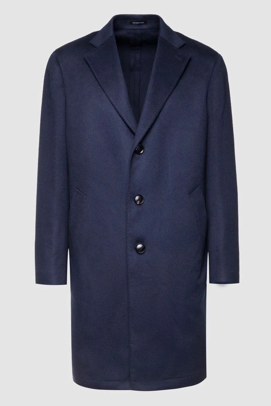 Sartoria Latorre чоловічі пальто з кашеміру синє чоловіче купити фото з цінами 155860 - фото 1