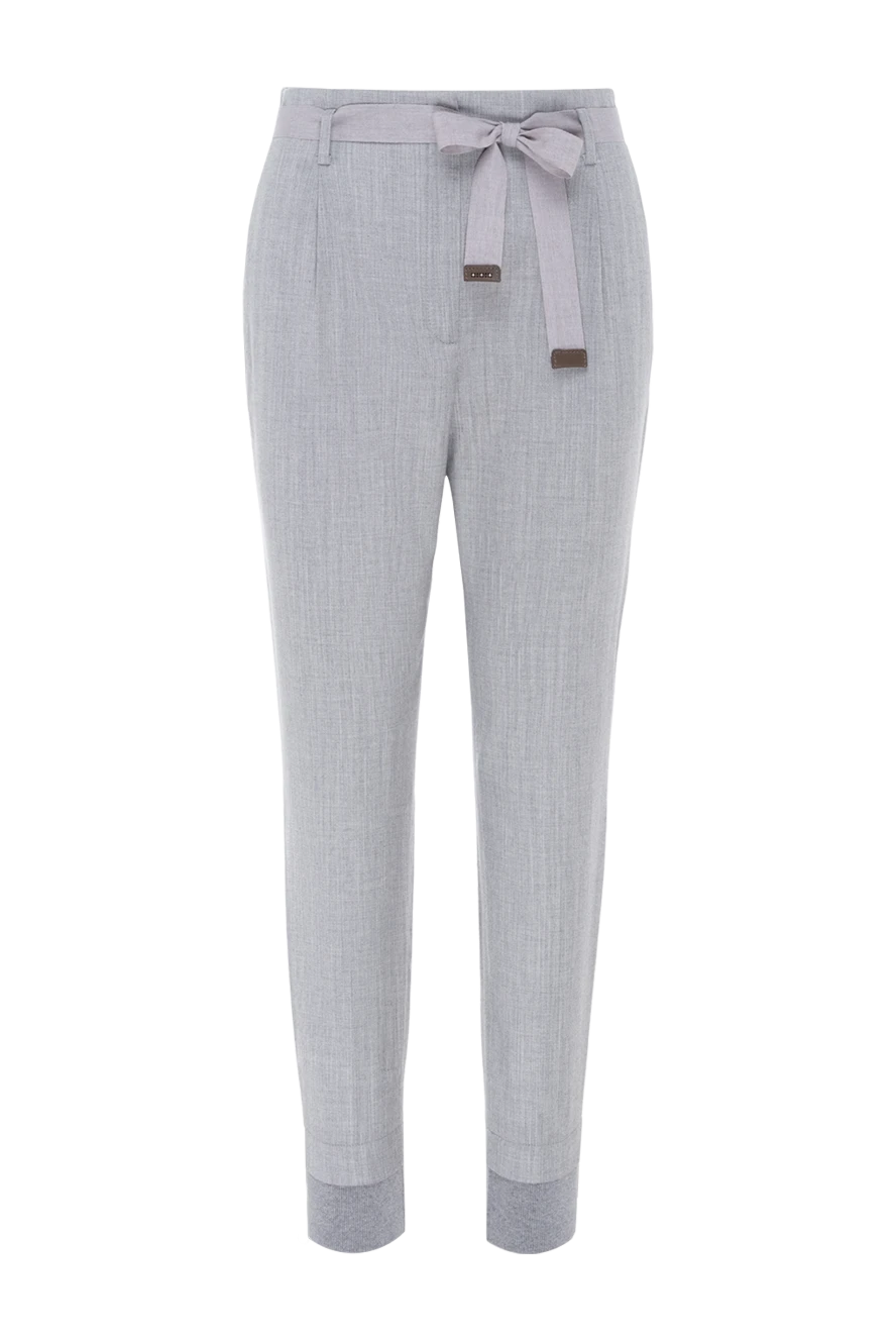 Peserico женские брюки серые женские купить с ценами и фото 155914
