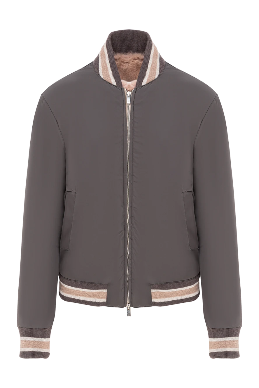 Panicale jacket and natural fur pink for women 156006 - photo 1