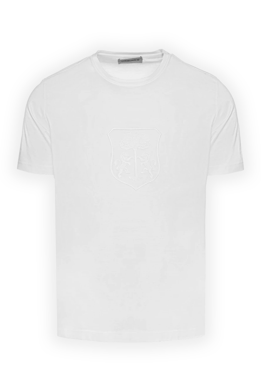 Corneliani man white cotton t-shirt for men 156293 - photo 1