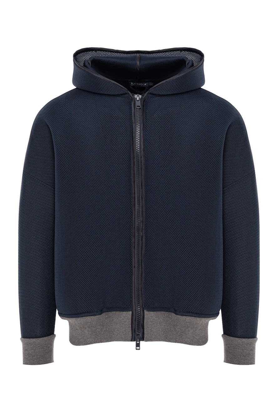 Jacob Cohen blue polyurethane sports sweatshirt for men 156353 - photo 1
