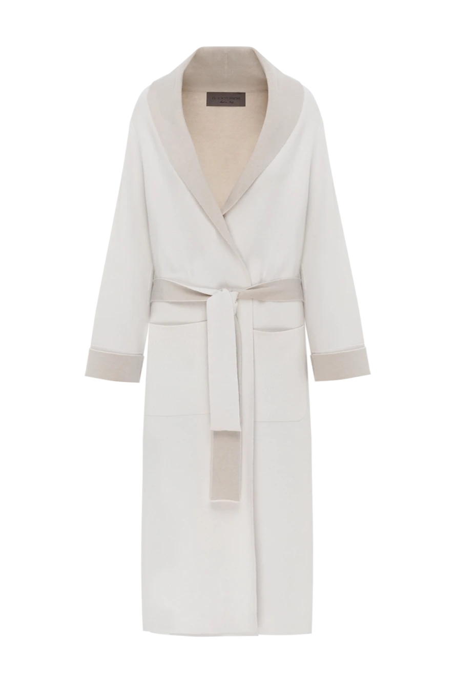 D.Exterior пальто жіноче бежеве з поясом 156438 - фото 1