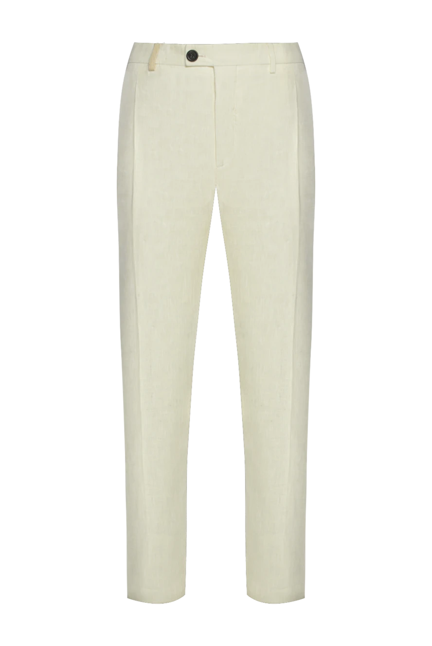 Torras man yellow linen pants for men 156508 - photo 1