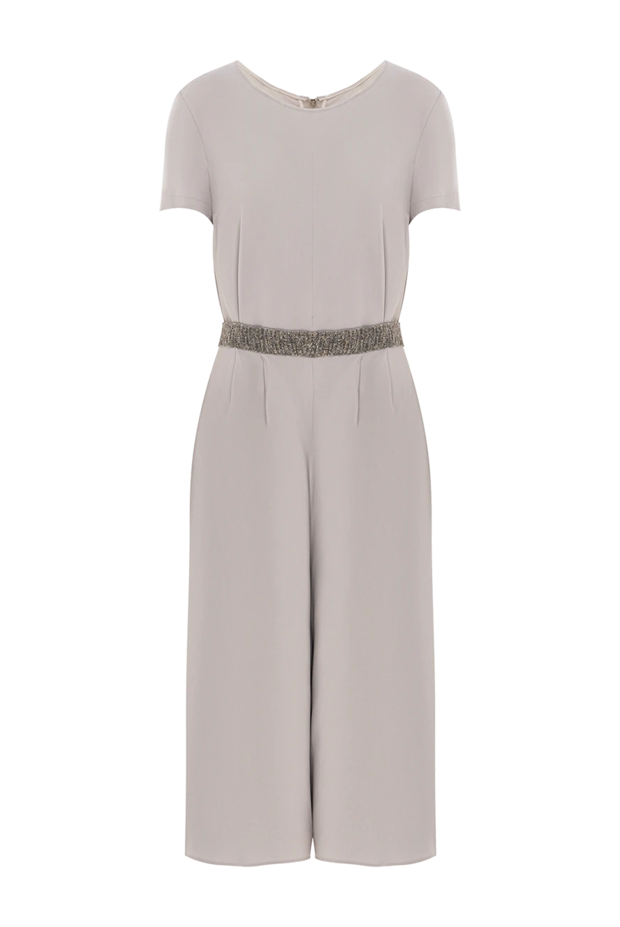 Panicale жіночий сірий комбінезон з розкльошеними брюками кюлотами 156540 - фото 1