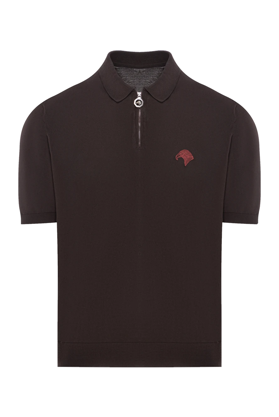 Stefano Ricci поло з бавовни червоне чоловіче 156918 - фото 1