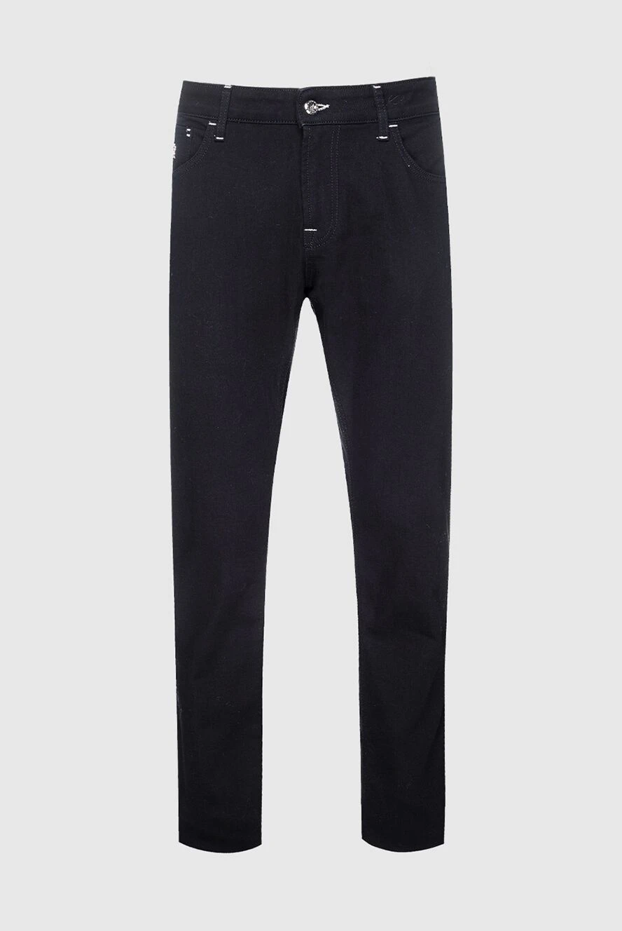 Stefano Ricci black stretch cotton tapered jeans 156964 - photo 1