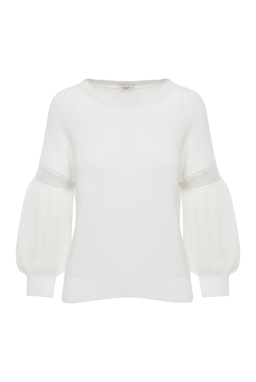 Peserico woman white cotton and nylon jumper for women buy with prices and photos 157005 - photo 1