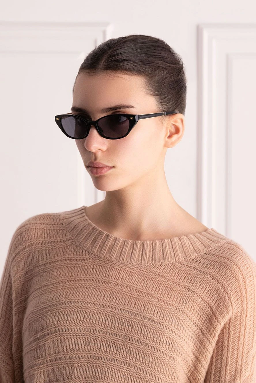 Chanel женские очки из пластика и металла серые женские купить с ценами и фото 157320