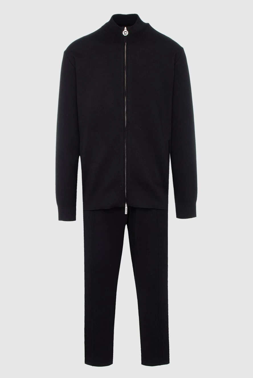 Stefano Ricci костюм спортивный мужской из хлопка черный 157708 - фото 1