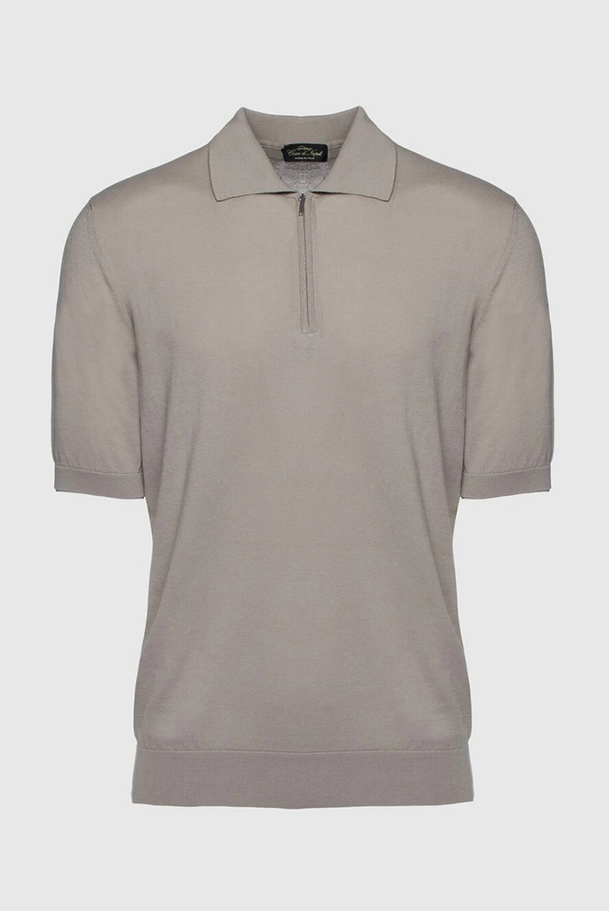 Cesare di Napoli man cotton polo beige for men buy with prices and photos 158081 - photo 1