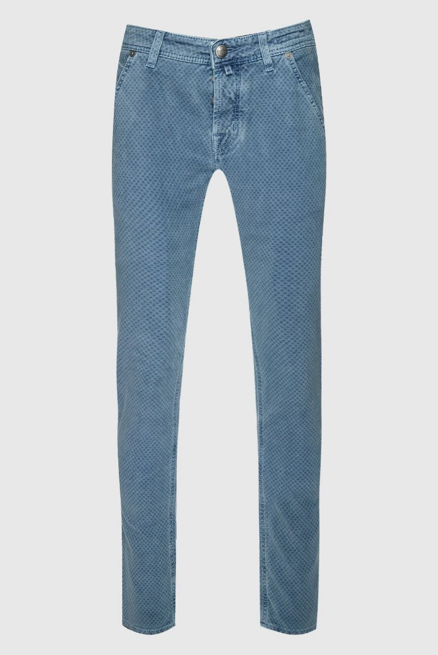 Jacob Cohen мужские джинсы из хлопка синие мужские купить с ценами и фото 158226 - фото 1