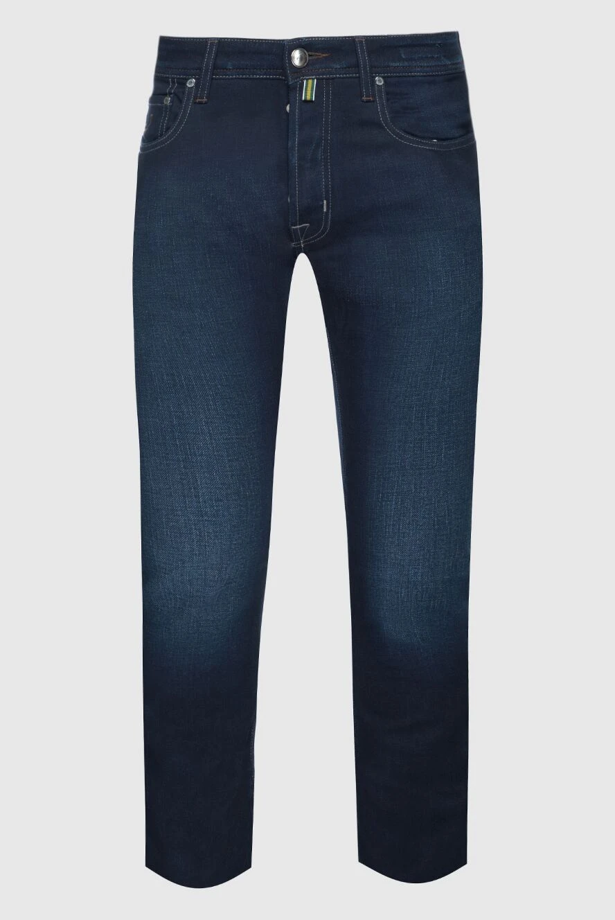 Jacob Cohen мужские джинсы из хлопка синие мужские купить с ценами и фото 158277 - фото 1