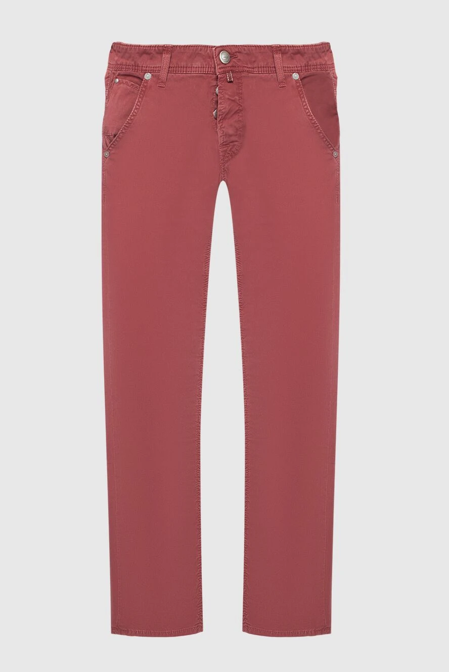 Jacob Cohen мужские джинсы из хлопка красные мужские купить с ценами и фото 158285