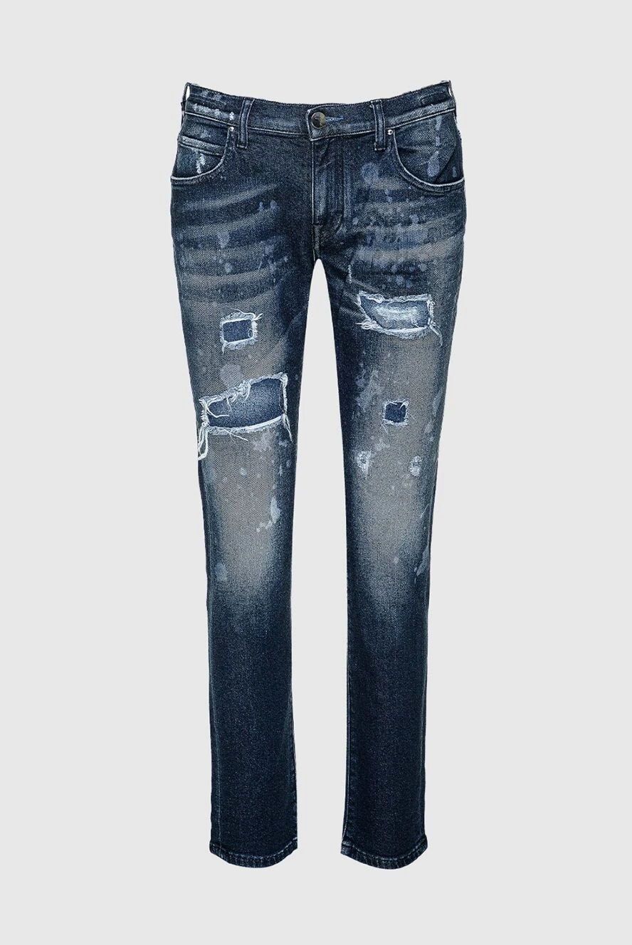 Jacob Cohen женские джинсы из хлопка синие женские купить с ценами и фото 158334 - фото 1