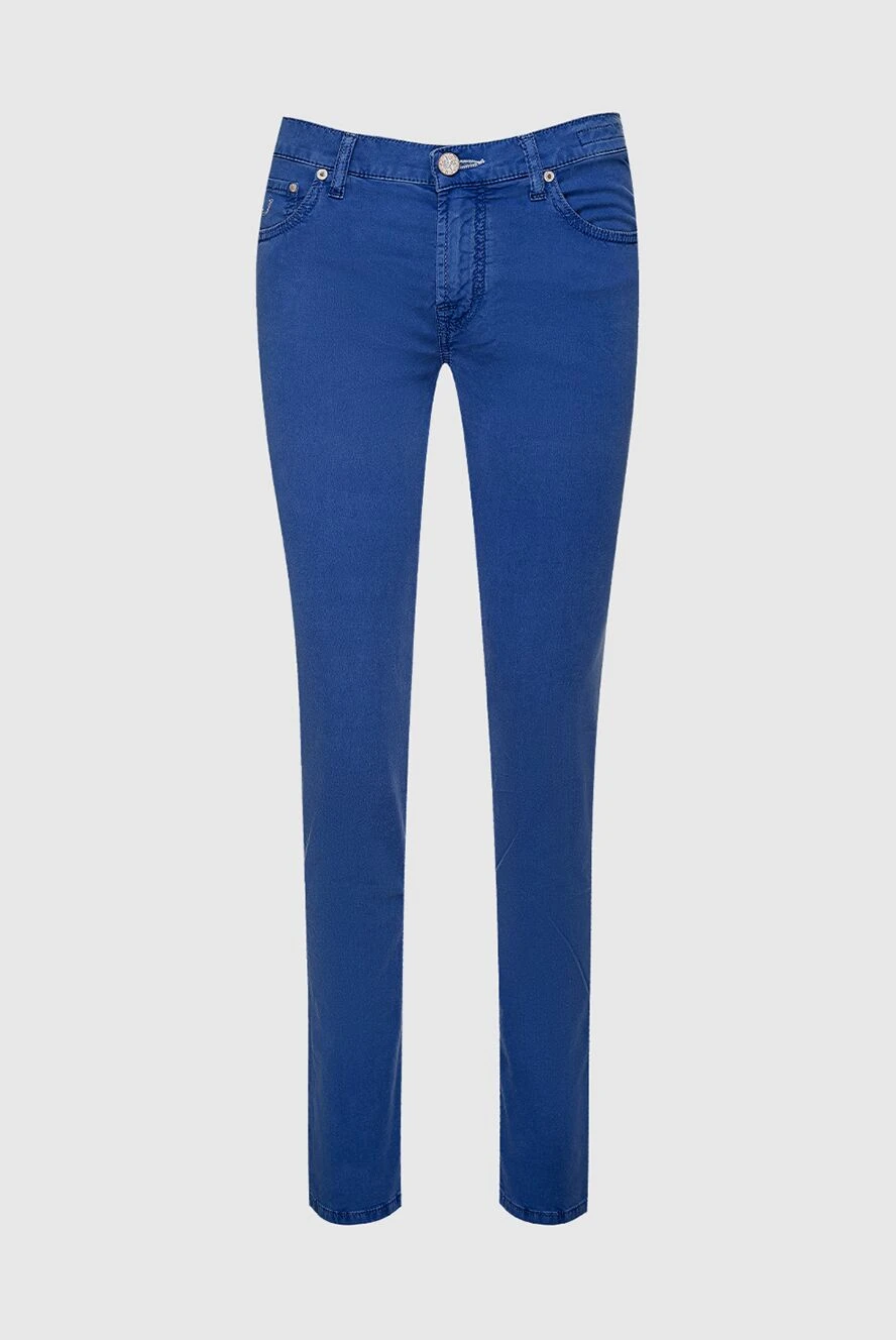 Jacob Cohen женские джинсы из хлопка синие женские купить с ценами и фото 158396 - фото 1