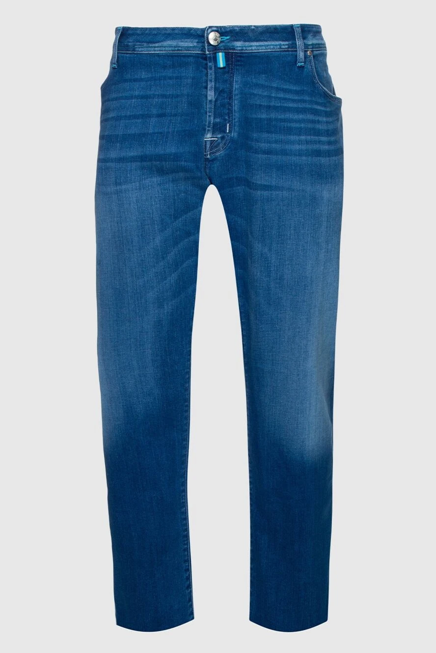 Jacob Cohen мужские джинсы из хлопка синие мужские купить с ценами и фото 158478 - фото 1