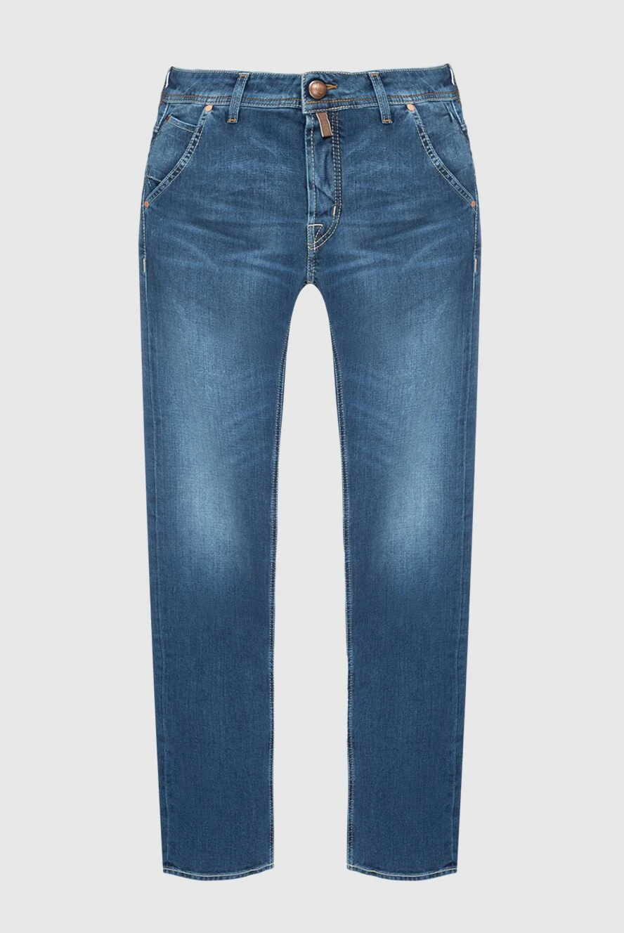 Jacob Cohen мужские джинсы из хлопка синие мужские купить с ценами и фото 158509 - фото 1