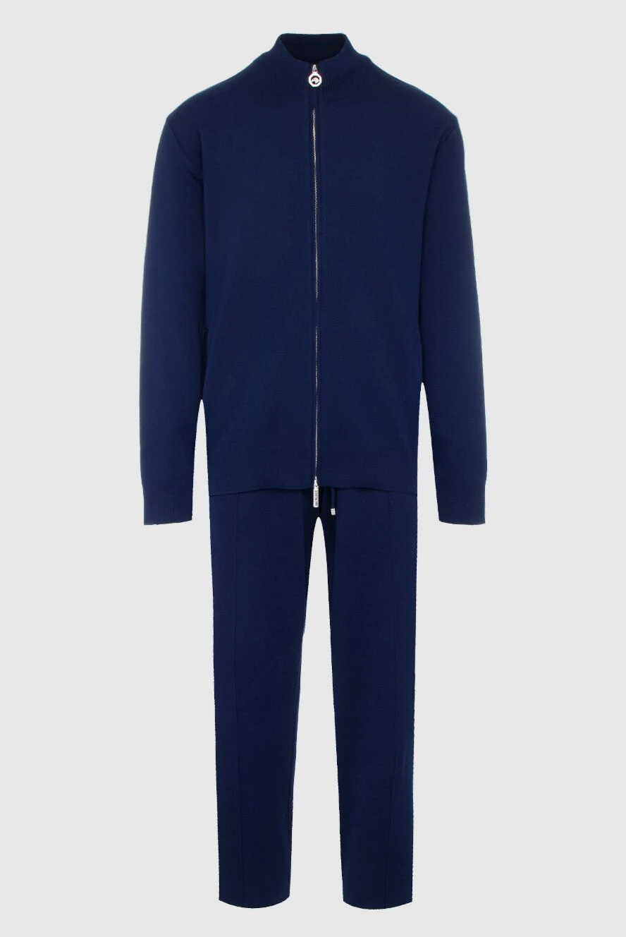 Stefano Ricci sports suit for men made of cotton blue 158601 - photo 1