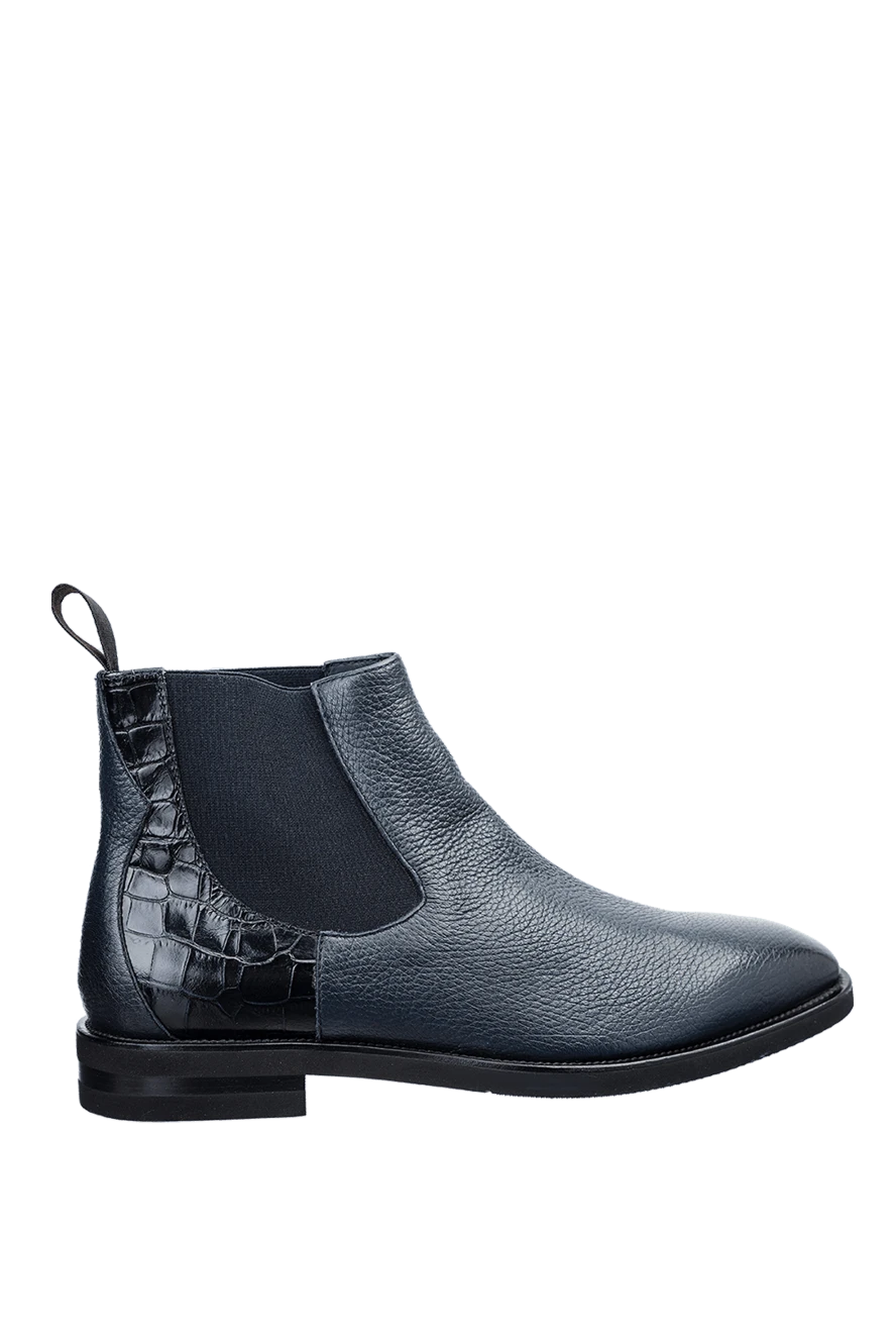 Pellettieri di Parma man men's black leather boots buy with prices and photos 158980 - photo 1