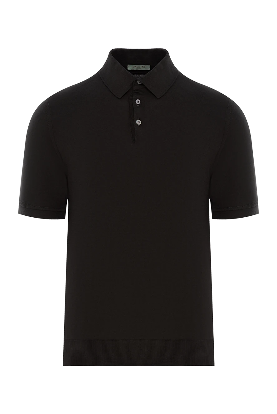 Dalmine beige cotton basic polo shirt for men 159153 - photo 1