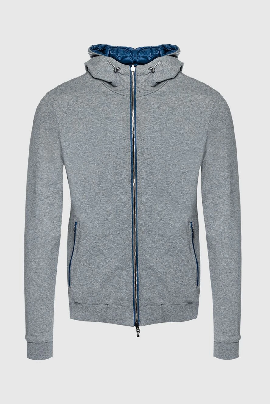 Moorer man cotton and elastane jacket gray for men buy with prices and photos 159388 - photo 1