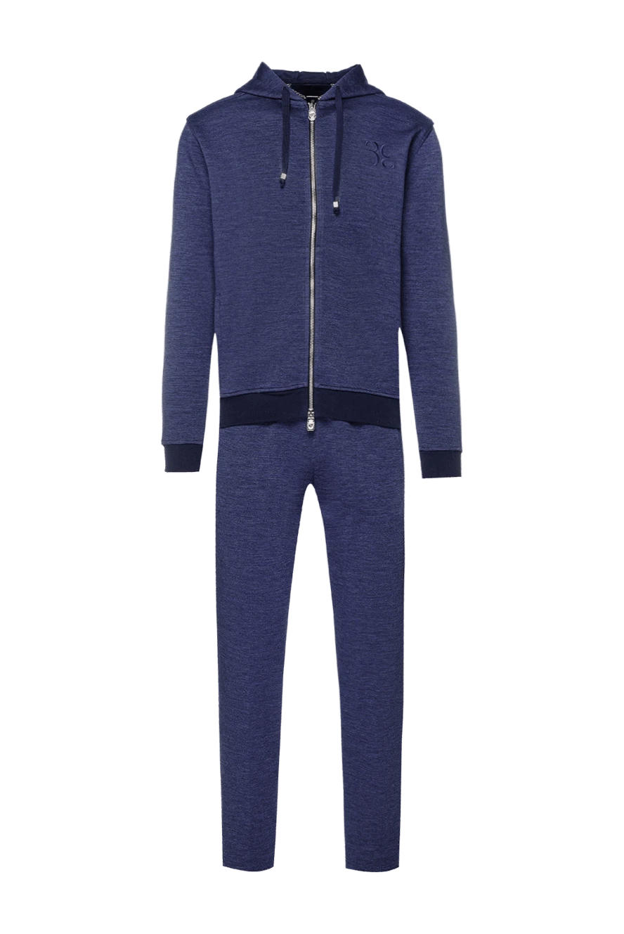 Billionaire man sports suit for men made of wool blue 159548 - photo 1