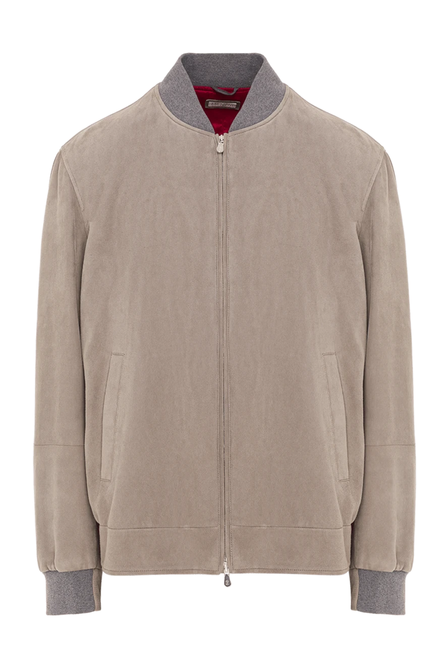 Brunello Cucinelli gray suede jacket for men 159970 - photo 1