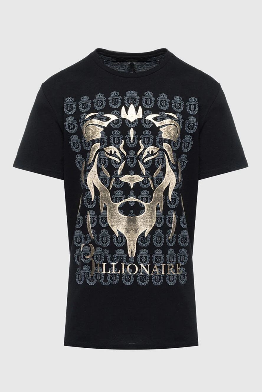 Billionaire man black cotton t-shirt for men buy with prices and photos 160082 - photo 1