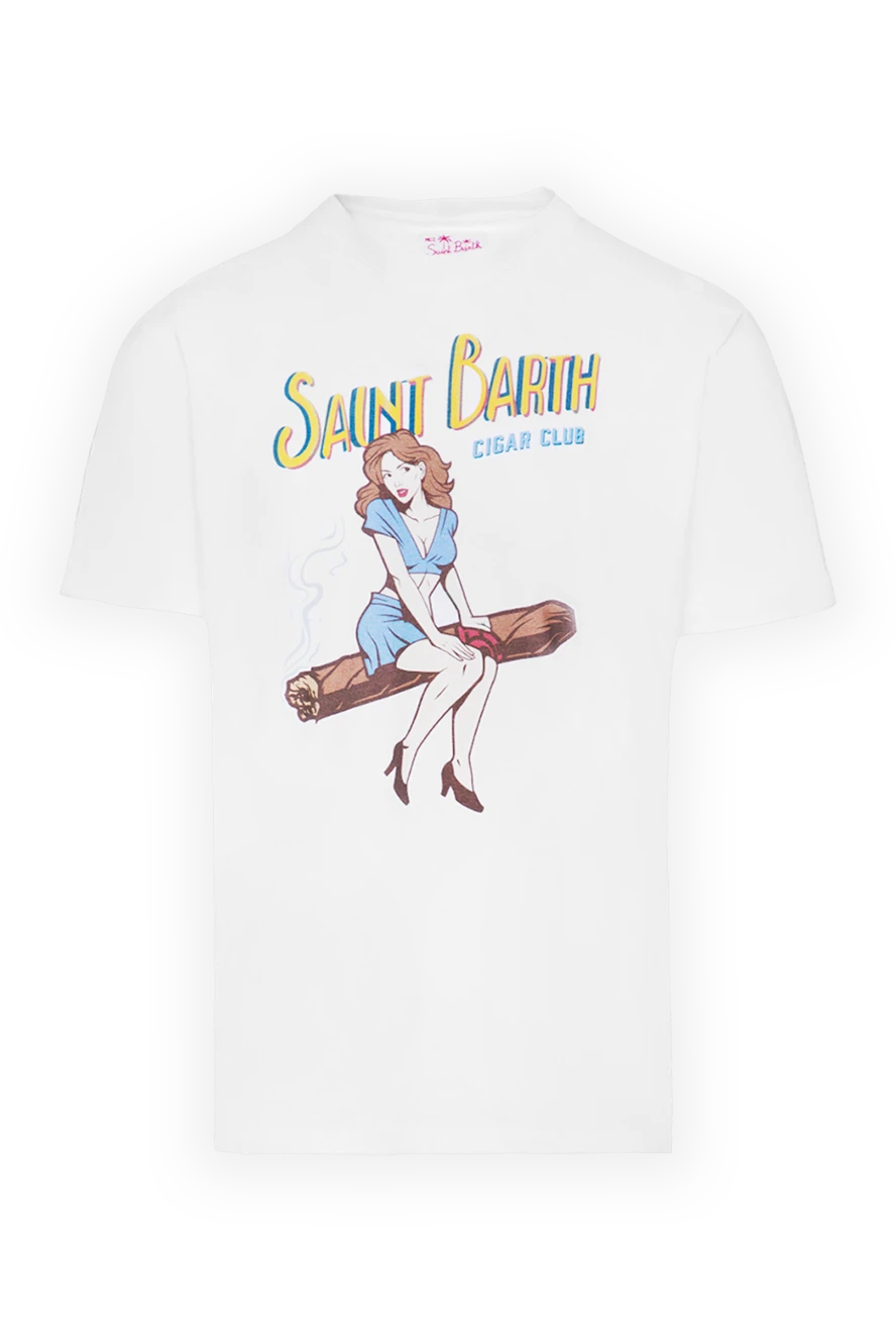 MC2 Saint Barth white cotton t-shirt for men 160442 - photo 1