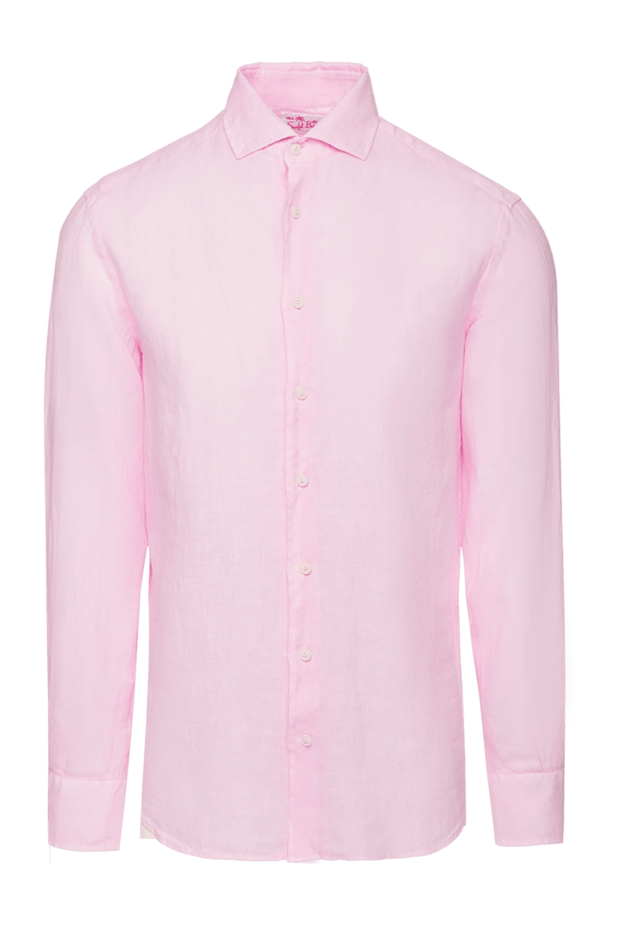 MC2 Saint Barth man linen shirt pink for men 160452 - photo 1