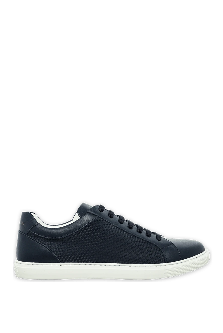 Corneliani man blue leather sneakers for men buy with prices and photos 161232