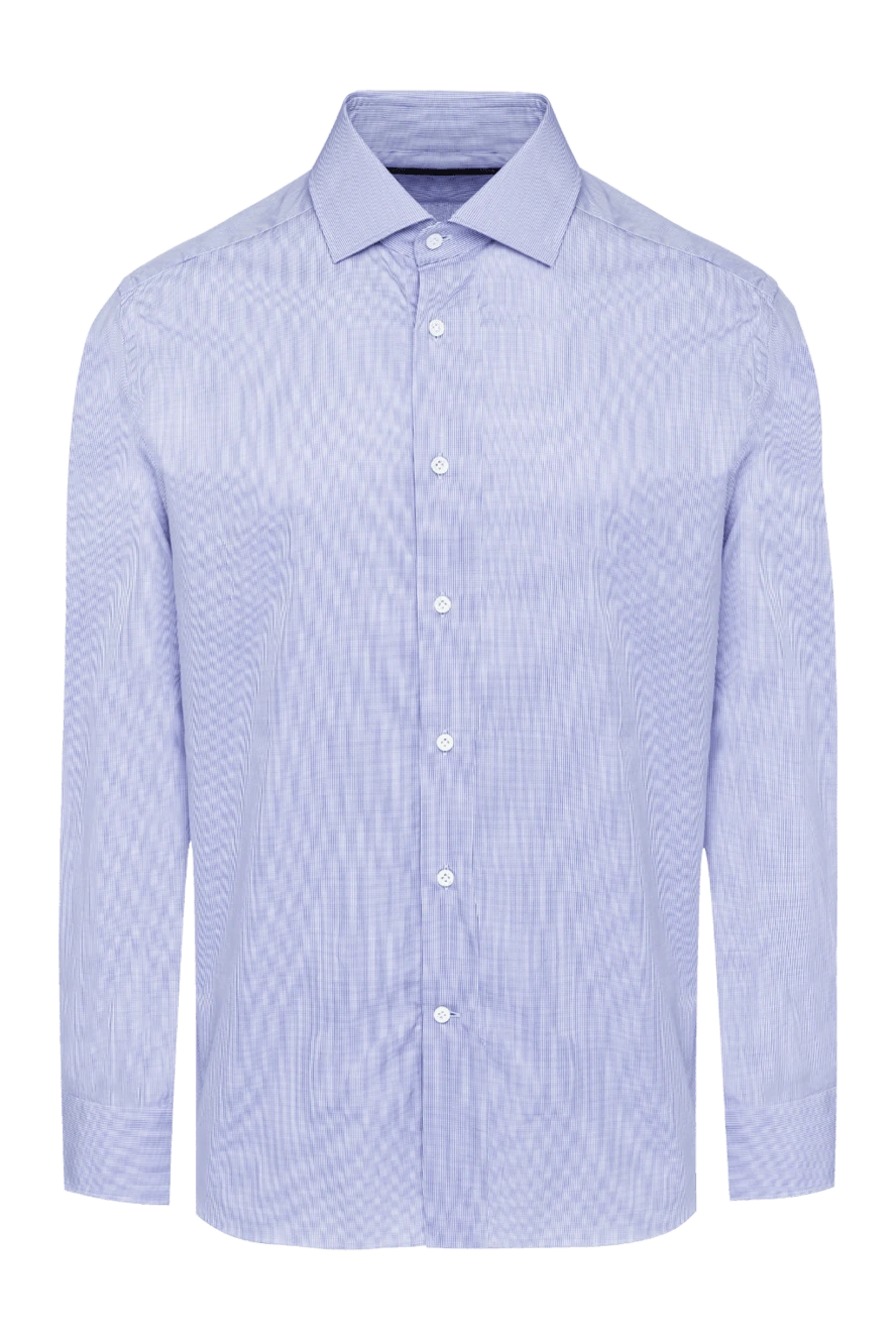 Corneliani man blue cotton shirt for men 161248 - photo 1