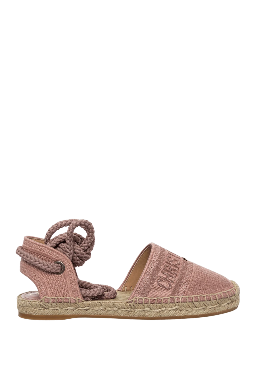 Dior woman pink textile espadrilles for women buy with prices and photos 161281