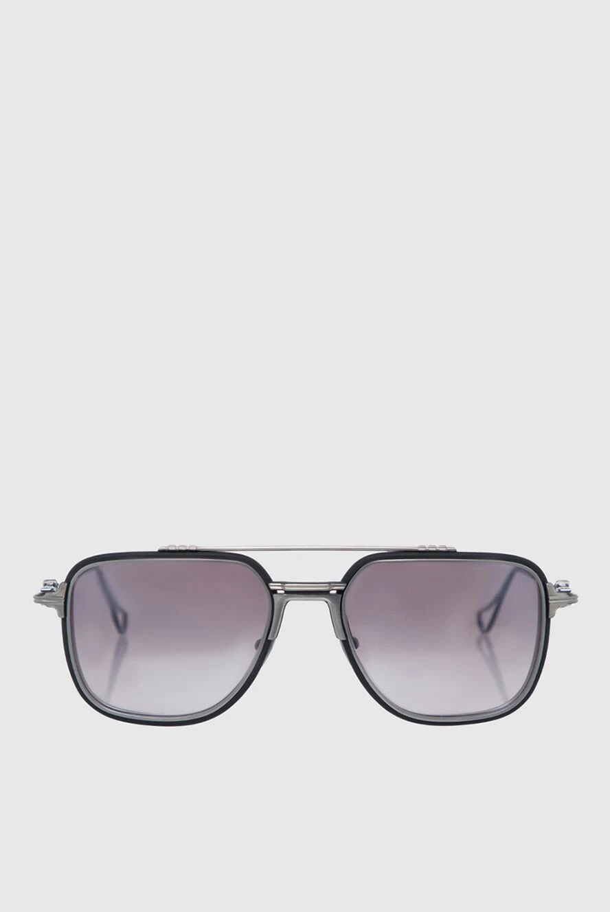 Sunglasses made of metal and plastic, gray for men