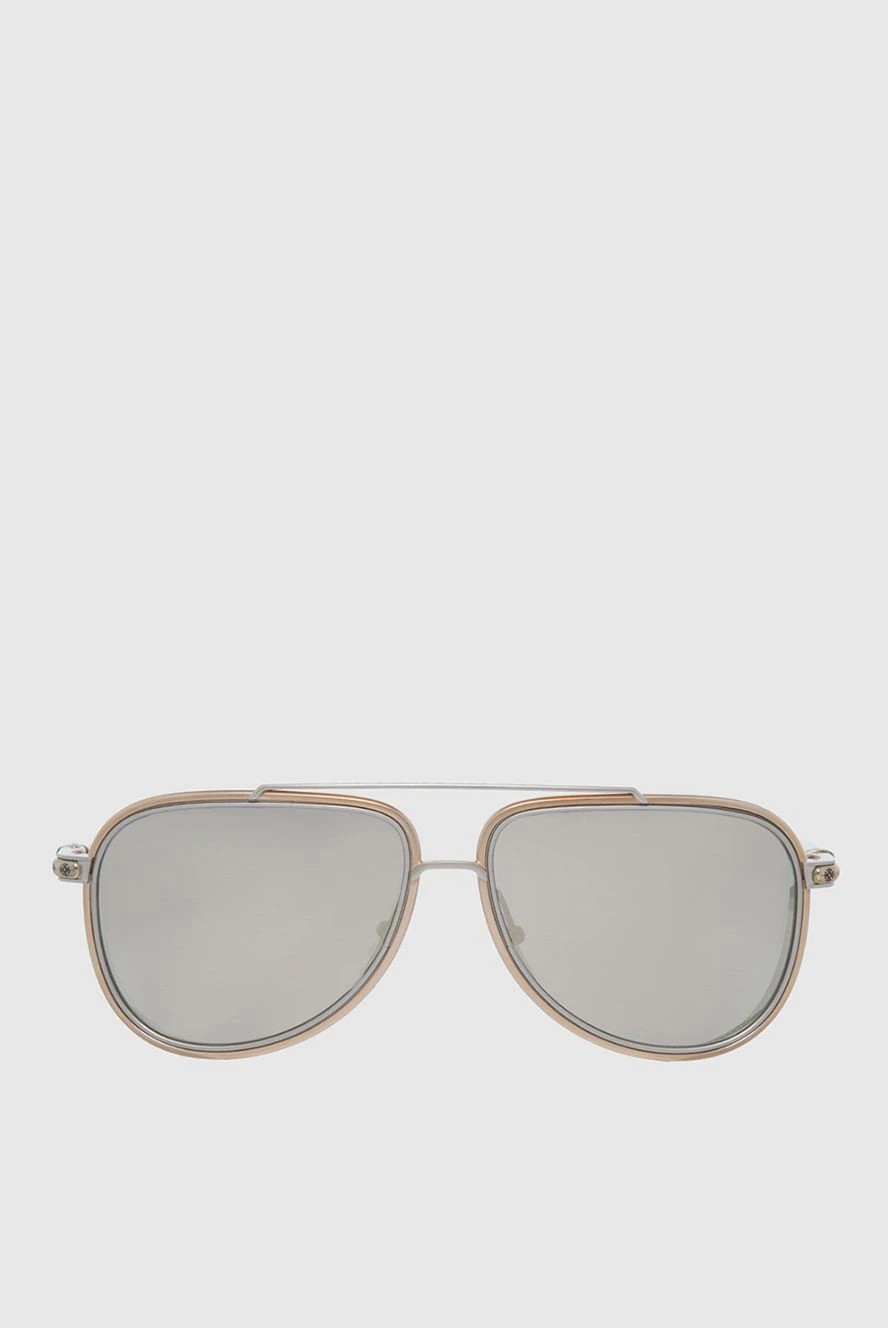 Chrome Hearts чоловічі окуляри для захисту від сонця з металу та пластику жовті чоловічі купити фото з цінами 161397