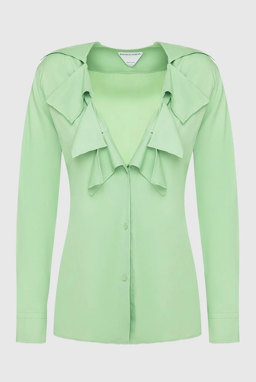 Bottega Veneta жіночі блуза з віскози зелена жіноча купити фото з цінами 161508