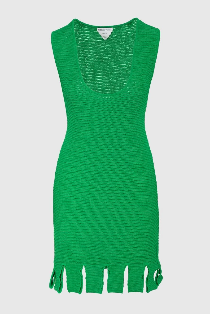 Bottega Veneta женские платье зеленое женское купить с ценами и фото 161512 - фото 1