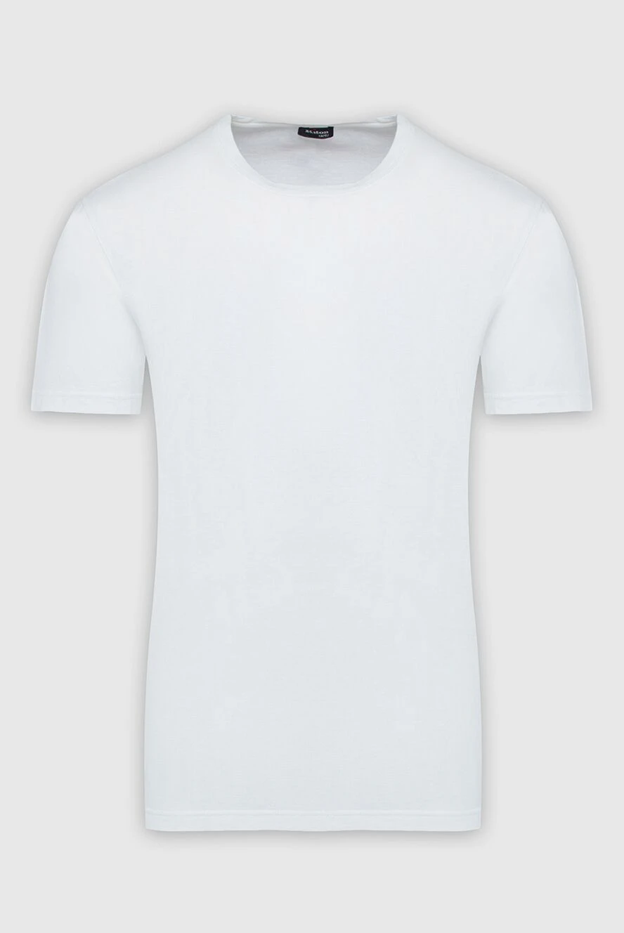 Kiton man white cotton t-shirt for men 161530 - photo 1